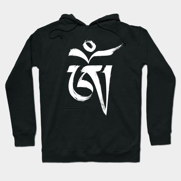 Tibetan Om Symbol Hoodie by marieltoigo